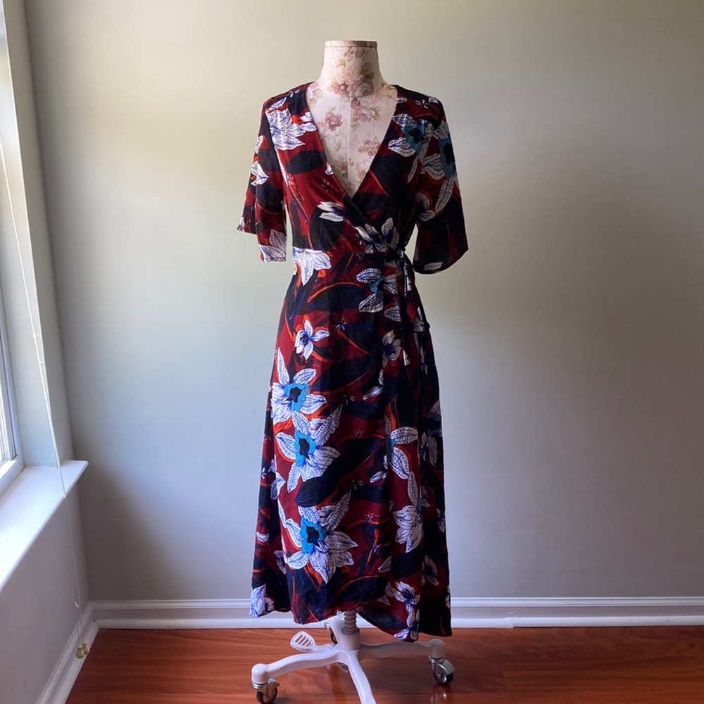 Midi Wrap Dress